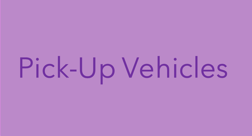 Pick Up Vehicles